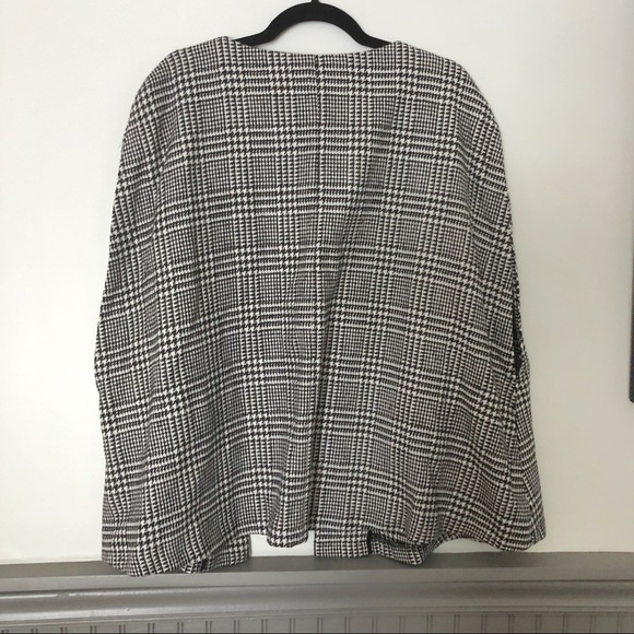 Stitch Fix Plaid Cape - Picture 3 of 7